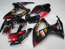 Cargar imagen en el visor de la galería, Wine Red and Black Golden Factory Style - GSX-R750 06-07 Fairing Kit
