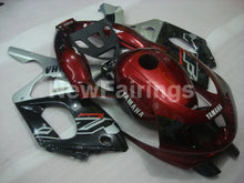 Cargar imagen en el visor de la galería, Wine Red and Black Silver Factory Style - YZF600R Thundercat 96-07 Fairing Kit