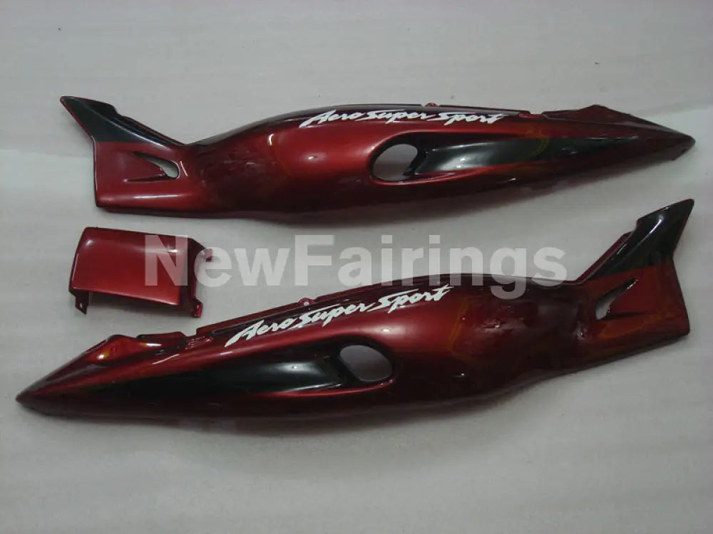Wine Red and Black Silver Factory Style - YZF600R Thundercat 96-07 Fairing Kit