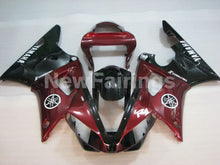 Cargar imagen en el visor de la galería, Wine Red and Black White Factory Style - YZF-R1 00-01 Fairing Kit