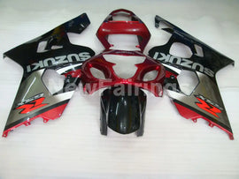 Wine Red and Grey Black Factory Style - GSX-R600 04-05 Fairing Kit