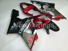 Cargar imagen en el visor de la galería, Wine Red and Grey Black Factory Style - GSX-R600 04-05 Fairing Kit