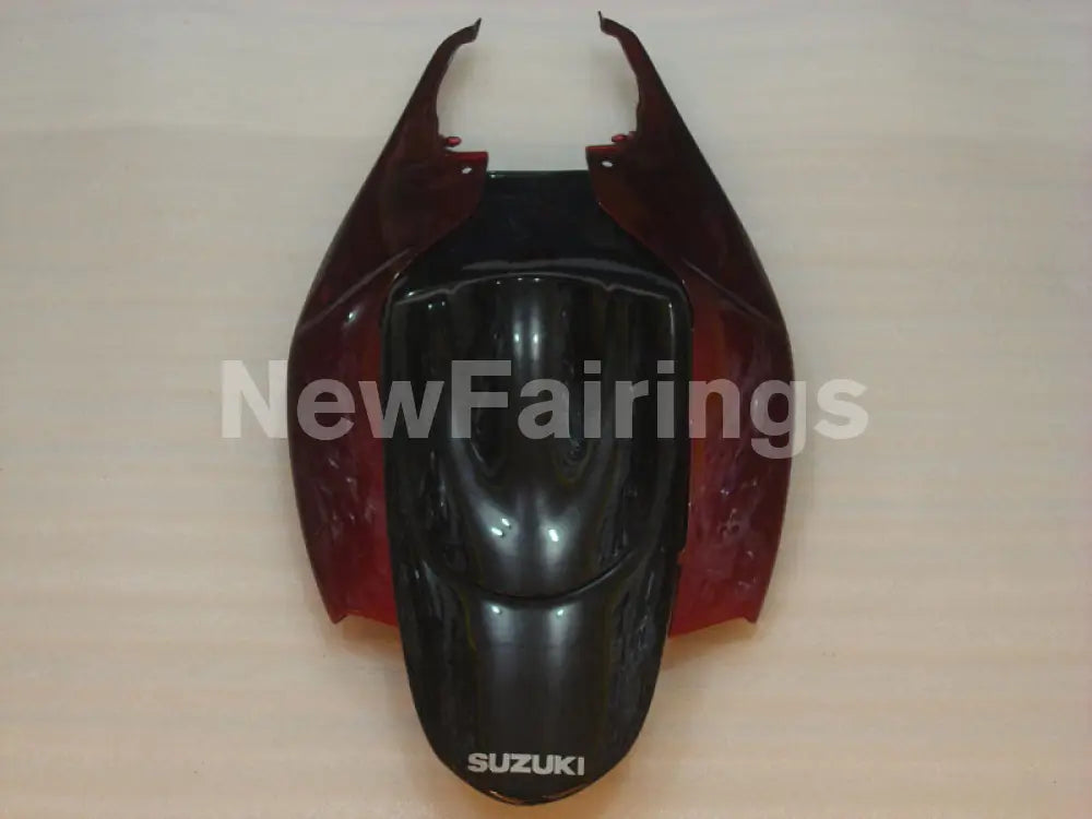 Wine Red and Grey Black Factory Style - GSX-R600 06-07 Fairing Kit