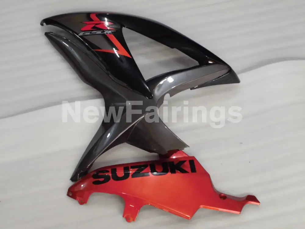 Wine Red and Grey Black Factory Style - GSX-R600 08-10 Fairing Kit