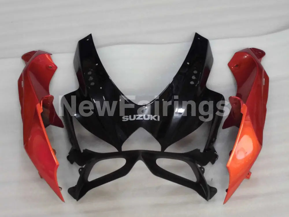Wine Red and Grey Black Factory Style - GSX-R600 08-10 Fairing Kit