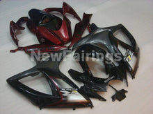 Cargar imagen en el visor de la galería, Wine Red and Grey Black Factory Style - GSX-R750 06-07 Fairing Kit