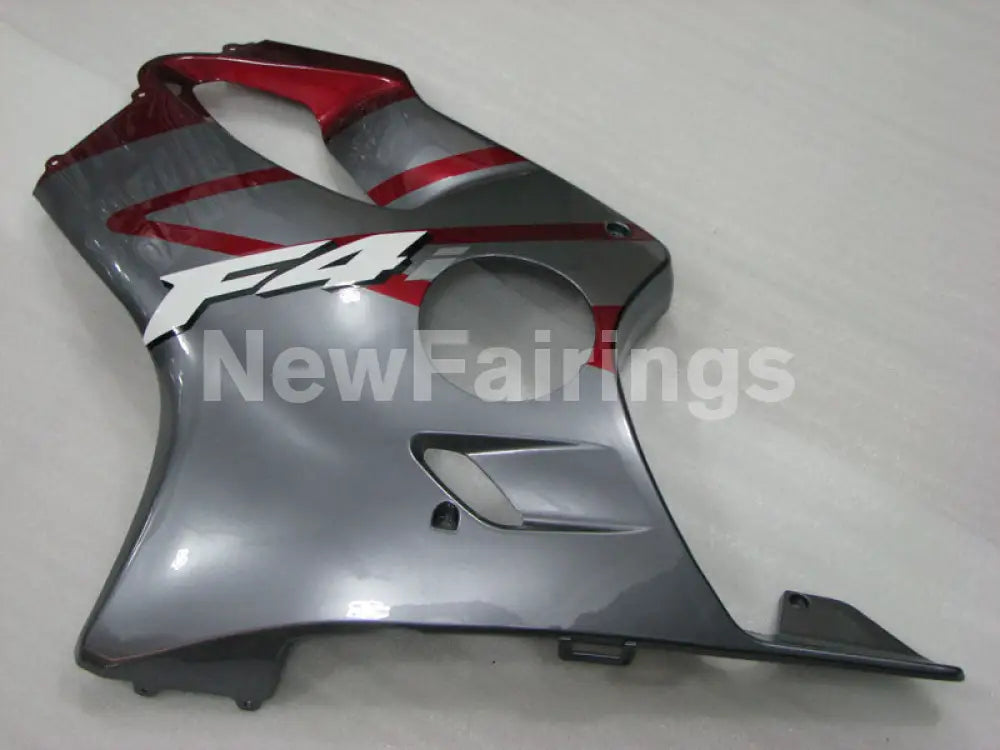 Wine Red and Grey Factory Style - CBR600 F4i 01-03 Fairing Kit