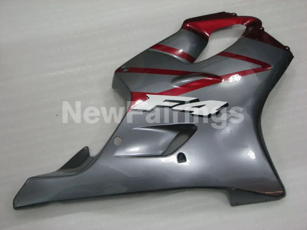 Wine Red and Grey Factory Style - CBR600 F4i 01-03 Fairing Kit