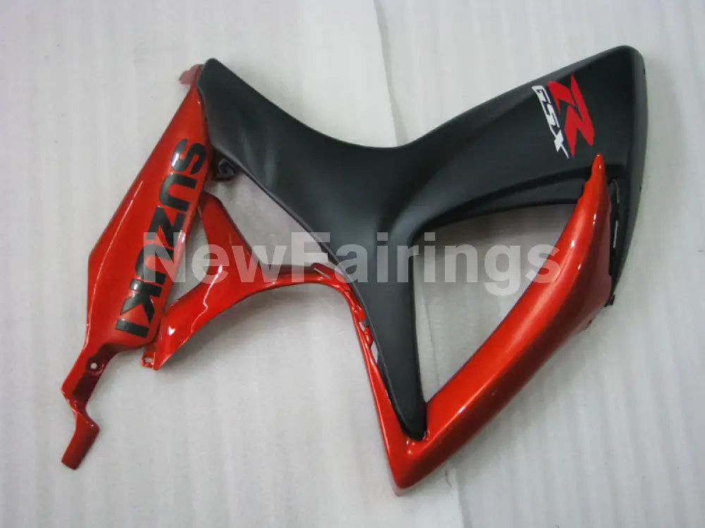 Wine Red and Matte Black Factory Style - GSX-R600 06-07 Fairing Kit