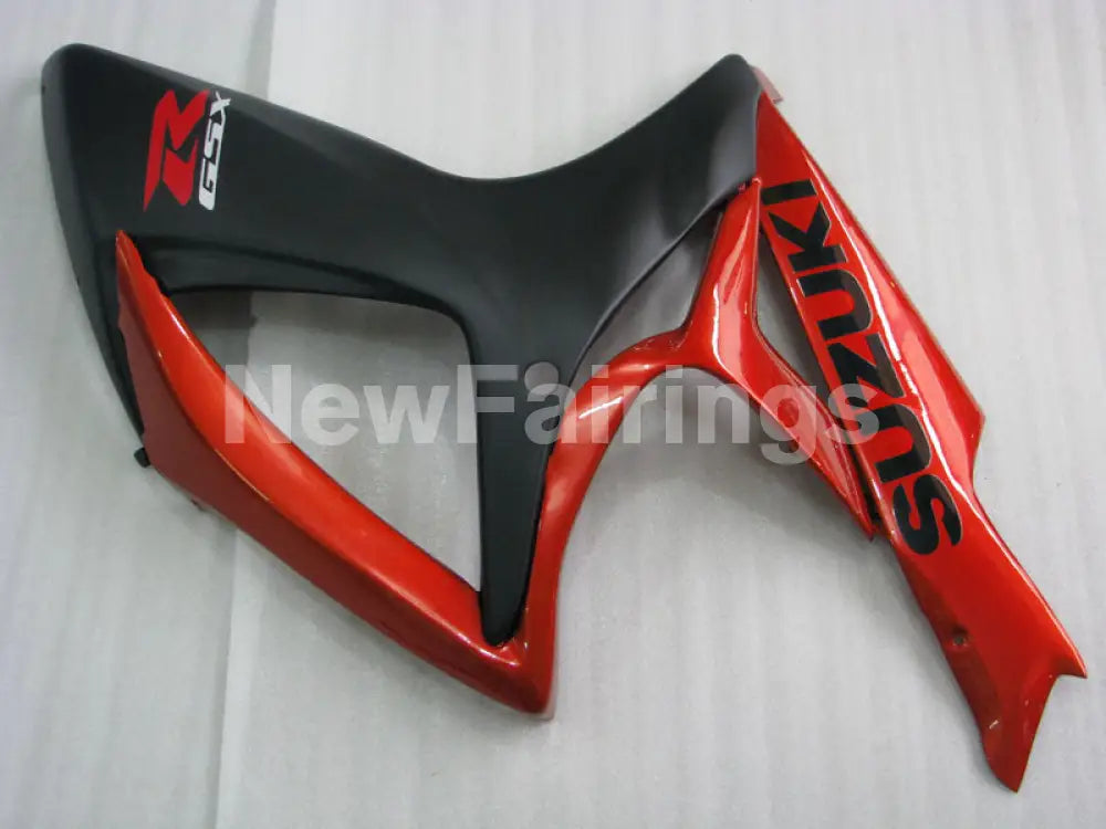 Wine Red and Matte Black Factory Style - GSX-R750 06-07 Fairing Kit