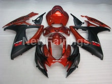 Cargar imagen en el visor de la galería, Wine Red and Matte Black Factory Style - GSX-R750 06-07 Fairing Kit