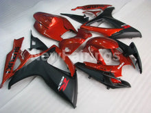 Cargar imagen en el visor de la galería, Wine Red and Matte Black Factory Style - GSX-R750 06-07 Fairing Kit