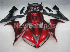 Wine Red and Matte Black Factory Style - YZF-R1 04-06 Fairing Kit