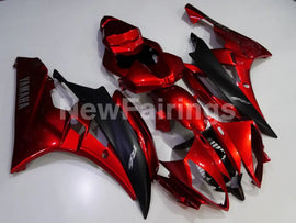 Wine Red and Matte Black Factory Style - YZF-R6 06-07 Fairing Kit