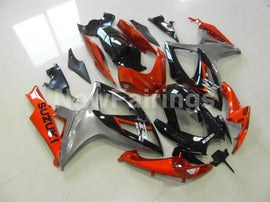 Wine Red and Silver Black Factory Style - GSX-R750 08-10 Fairing Kit