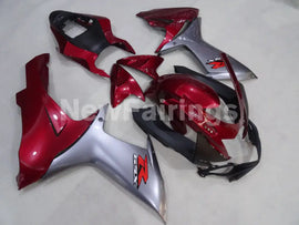 Wine Red and Silver Factory Style - GSX-R600 11-24 Fairing Kit