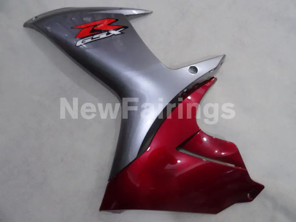 Wine Red and Silver Factory Style - GSX-R750 11-24 Fairing Kit