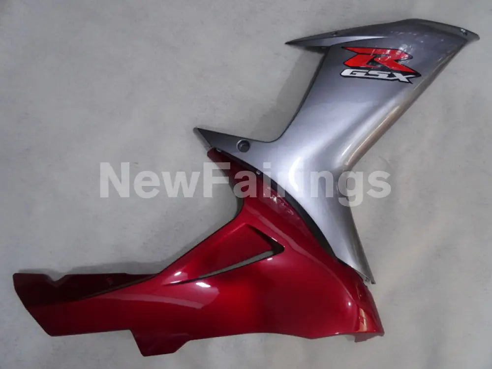 Wine Red and Silver Factory Style - GSX-R750 11-24 Fairing Kit