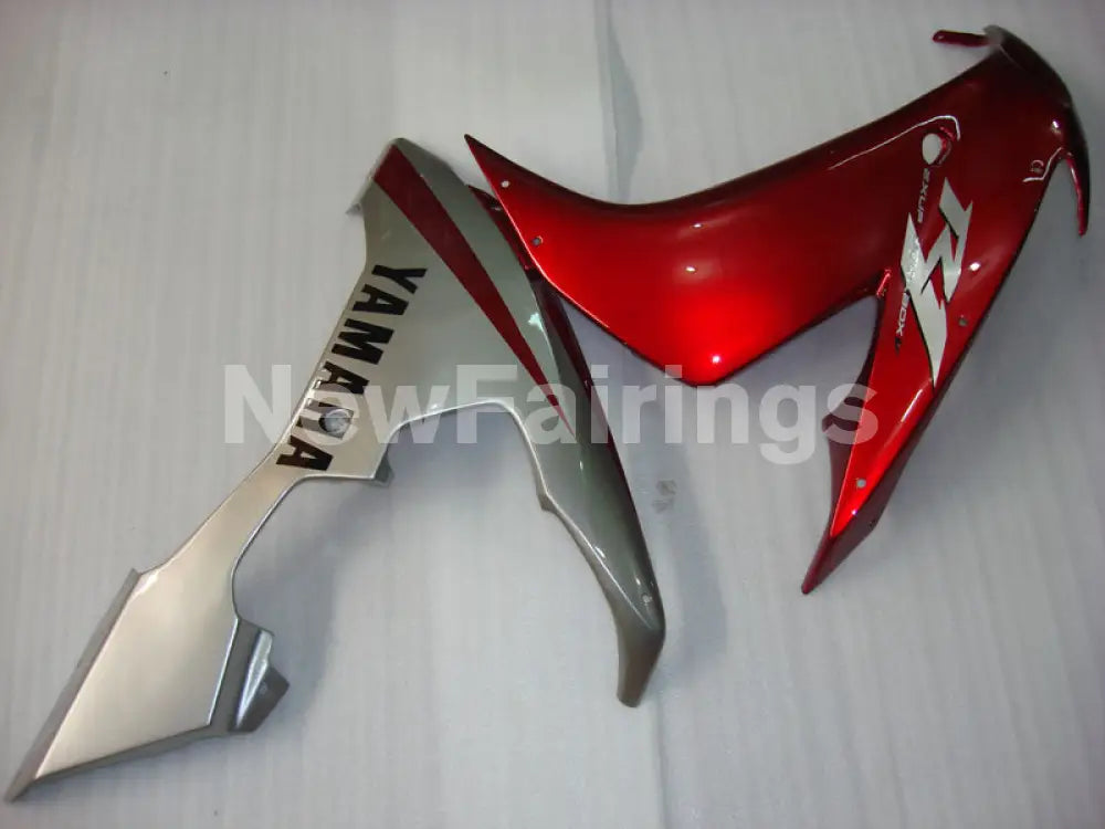 Wine Red and Silver Factory Style - YZF-R1 04-06 Fairing Kit