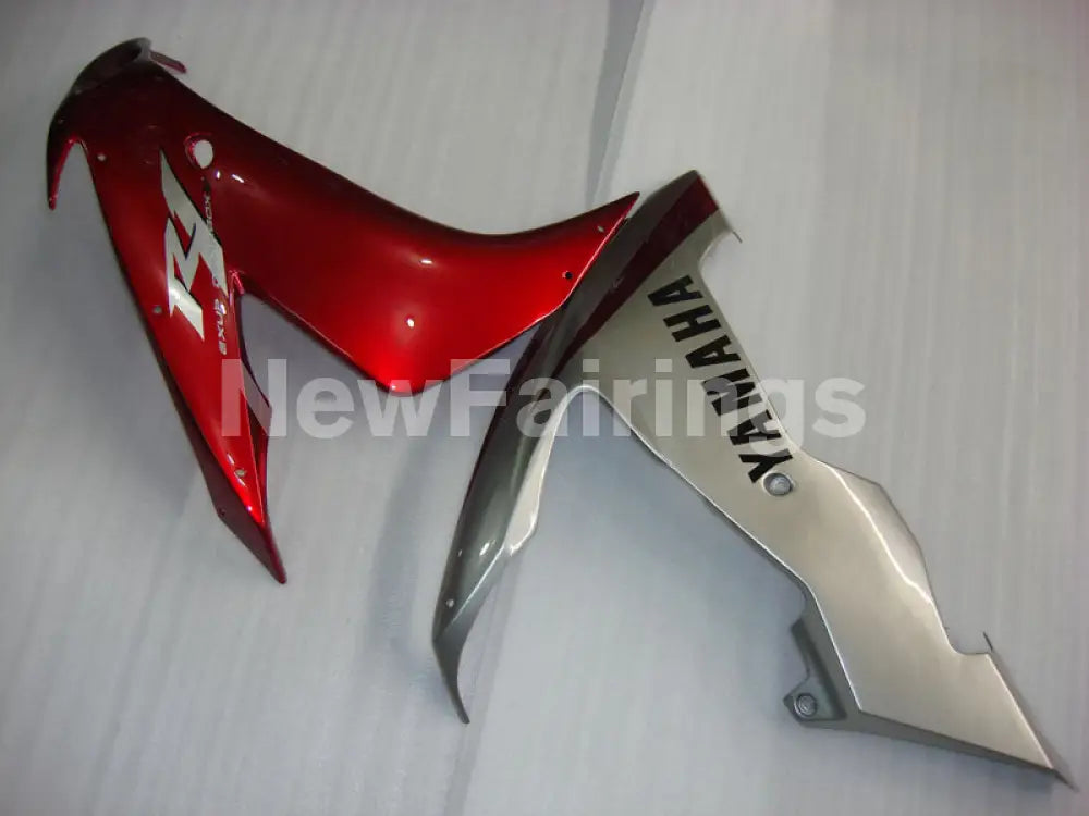 Wine Red and Silver Factory Style - YZF-R1 04-06 Fairing Kit