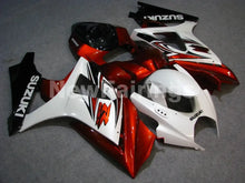 Cargar imagen en el visor de la galería, Wine Red and White Black Factory Style - GSX-R1000 07-08 Fairing Kit