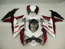 Cargar imagen en el visor de la galería, Wine Red and White Black Factory Style - GSX-R750 08-10 Fairing Kit