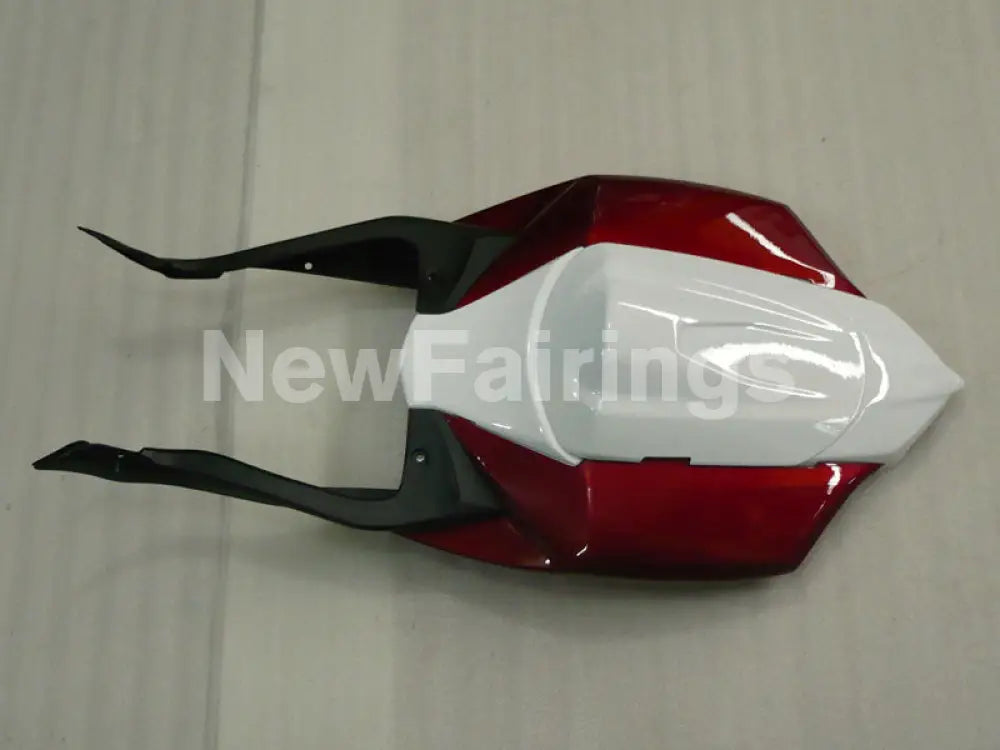 Wine Red and White Black Factory Style - GSX-R750 08-10 Fairing Kit