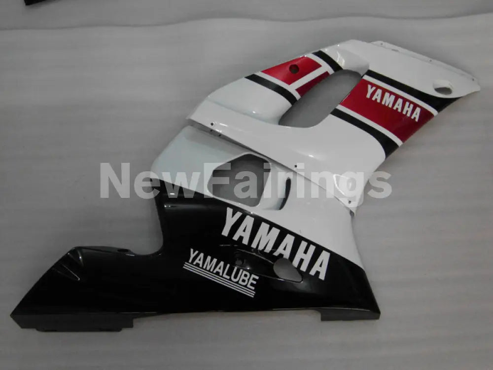 Wine Red and White Black Factory Style - YZF-R6 98-02 Fairing Kit