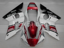 Cargar imagen en el visor de la galería, Wine Red and White Black Factory Style - YZF-R6 98-02 Fairing Kit
