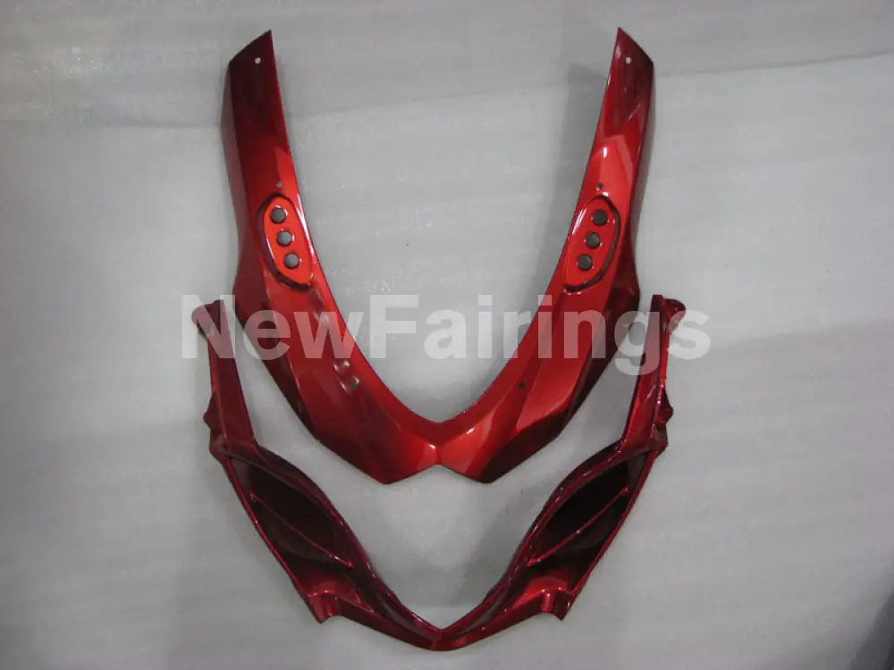 Wine Red and White Factory Style - GSX-R1000 09-16 Fairing Kit