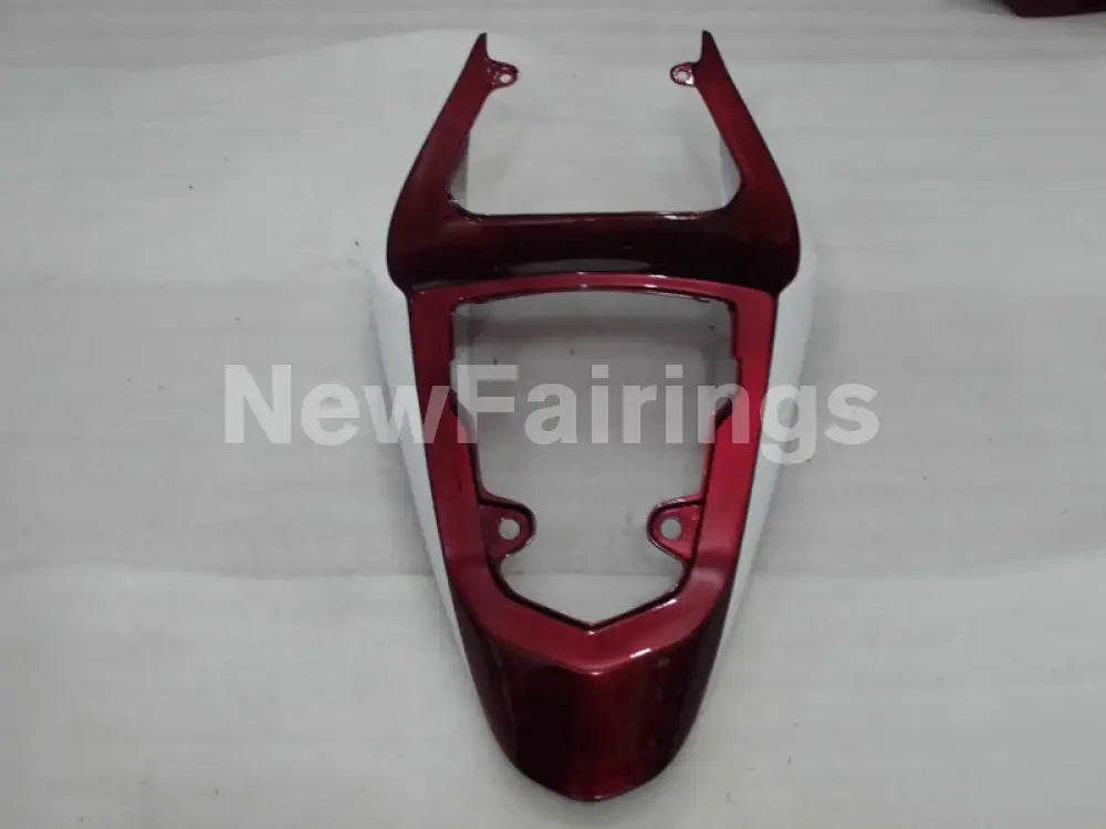 Wine Red and White Factory Style - GSX-R600 04-05 Fairing Kit