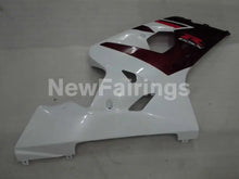 Cargar imagen en el visor de la galería, Wine Red and White Factory Style - GSX-R600 04-05 Fairing Kit