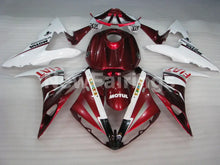 Cargar imagen en el visor de la galería, Wine Red and White FIAT - YZF-R1 04-06 Fairing Kit