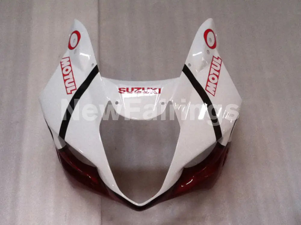Wine Red and White Jordan - GSX-R1000 03-04 Fairing Kit