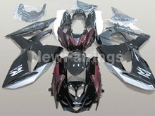 Cargar imagen en el visor de la galería, Wine Red Black and Silver Factory Style - GSX-R1000 09-16 Fairing Kit