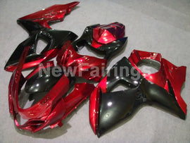 Wine Red and Black No decals - GSX-R1000 09-16 Fairing Kit