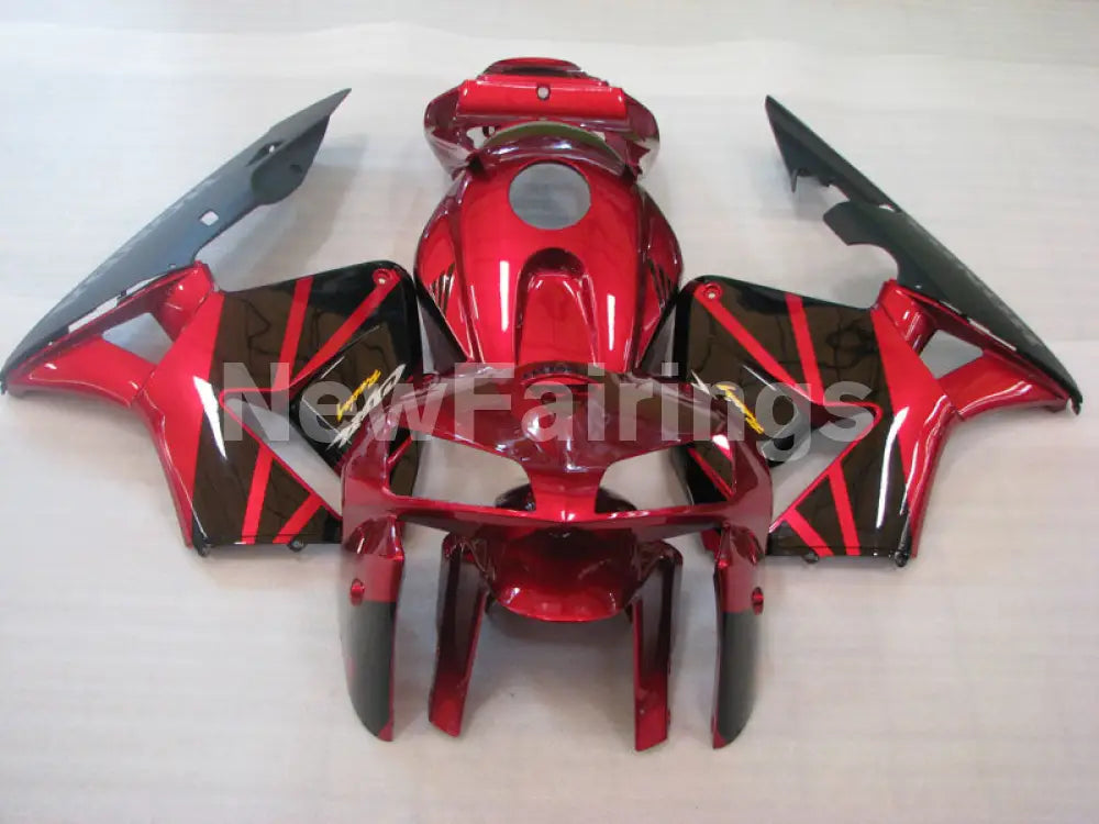 Wine Red and Black Factory Style - CBR600RR 05-06 Fairing Kit