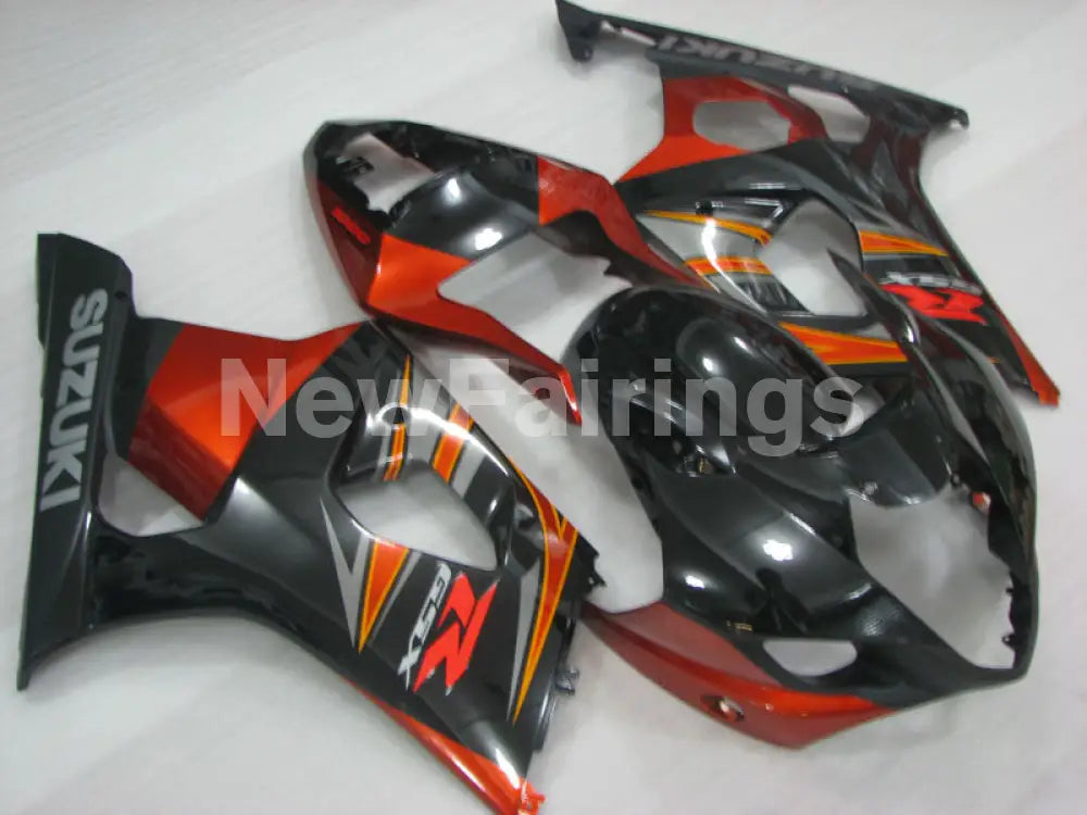 Wine Red Black Factory Style - GSX-R1000 03-04 Fairing Kit