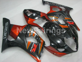 Wine Red Black Factory Style - GSX-R1000 03-04 Fairing Kit
