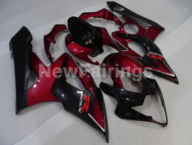 Wine Red and Black Factory Style - GSX-R1000 05-06 Fairing Kit