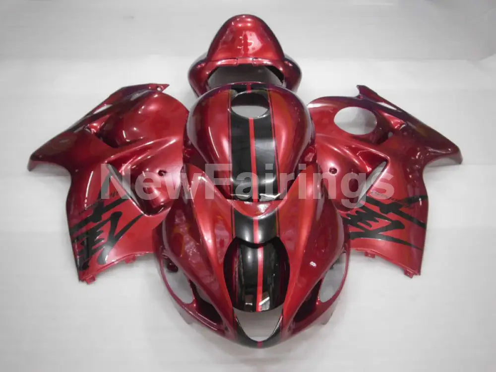 WIne Red Black Factory Style - GSX1300R Hayabusa 99-07 Fairing Kit