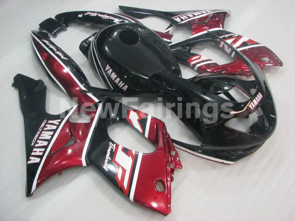 Wine Red Black Factory Style - YZF600R Thundercat 96-07 Fairing Kit