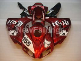 Wine Red and Black Wolf - CBR1000RR 06-07 Fairing Kit