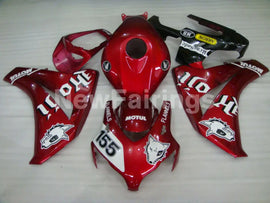 Wine Red and Black Wolf - CBR1000RR 08-11 Fairing Kit