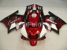 Cargar imagen en el visor de la galería, Wine Red and White Black Factory Style - CBR600 F2 91-94 Fairing Kit