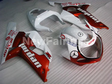 Cargar imagen en el visor de la galería, Wine Red and White Jordan - GSX-R600 01-03 Fairing Kit