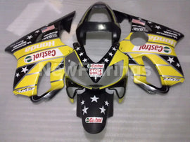 Yellow and Black Castrol - CBR600 F4i 01-03 Fairing Kit