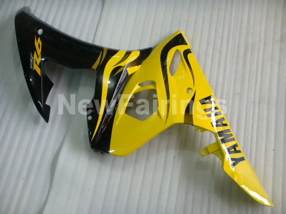 Yellow and Black Factory Style - YZF-R6 05 Fairing Kit