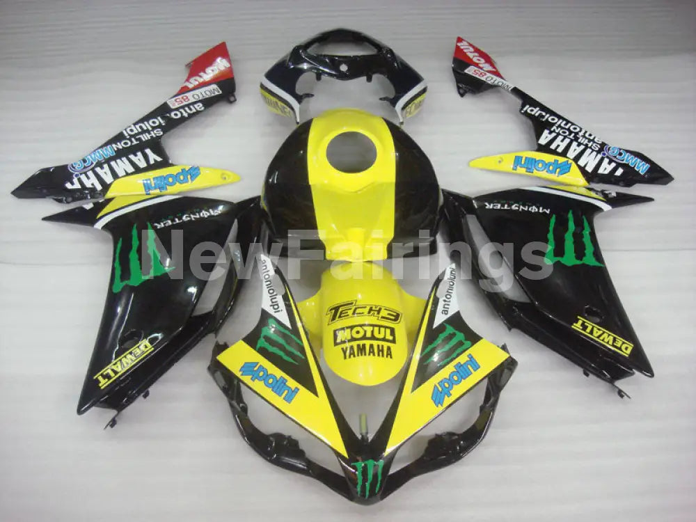 Yellow and Black Monster - YZF-R1 07-08 Fairing Kit