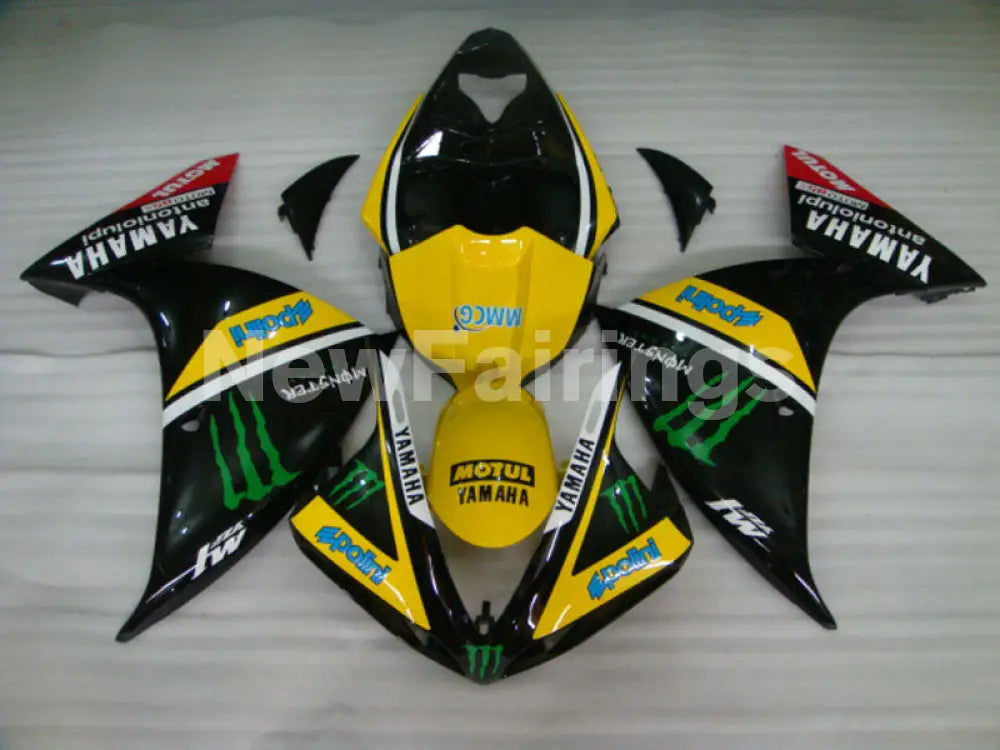 Yellow and Black Monster - YZF-R1 12-14 Fairing Kit